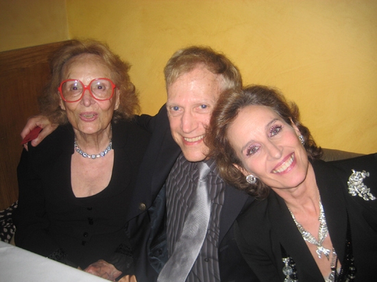 Helen Marcovicci (Andrea's mother), David Lewis with Andrea Marcovicci Photo